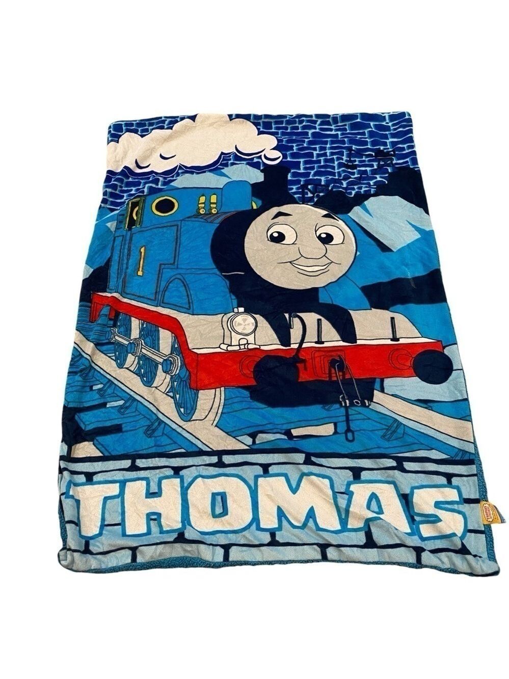 Thomas The Tank Engine Blanket Throw Baby Toddler Blanket Blue 2013 4/$20 🛑